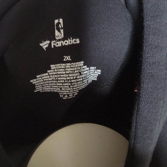 Atlanta Hawks Primary Logo Pullover Hoodie - Black sz 2XL - Picture 4 of 6